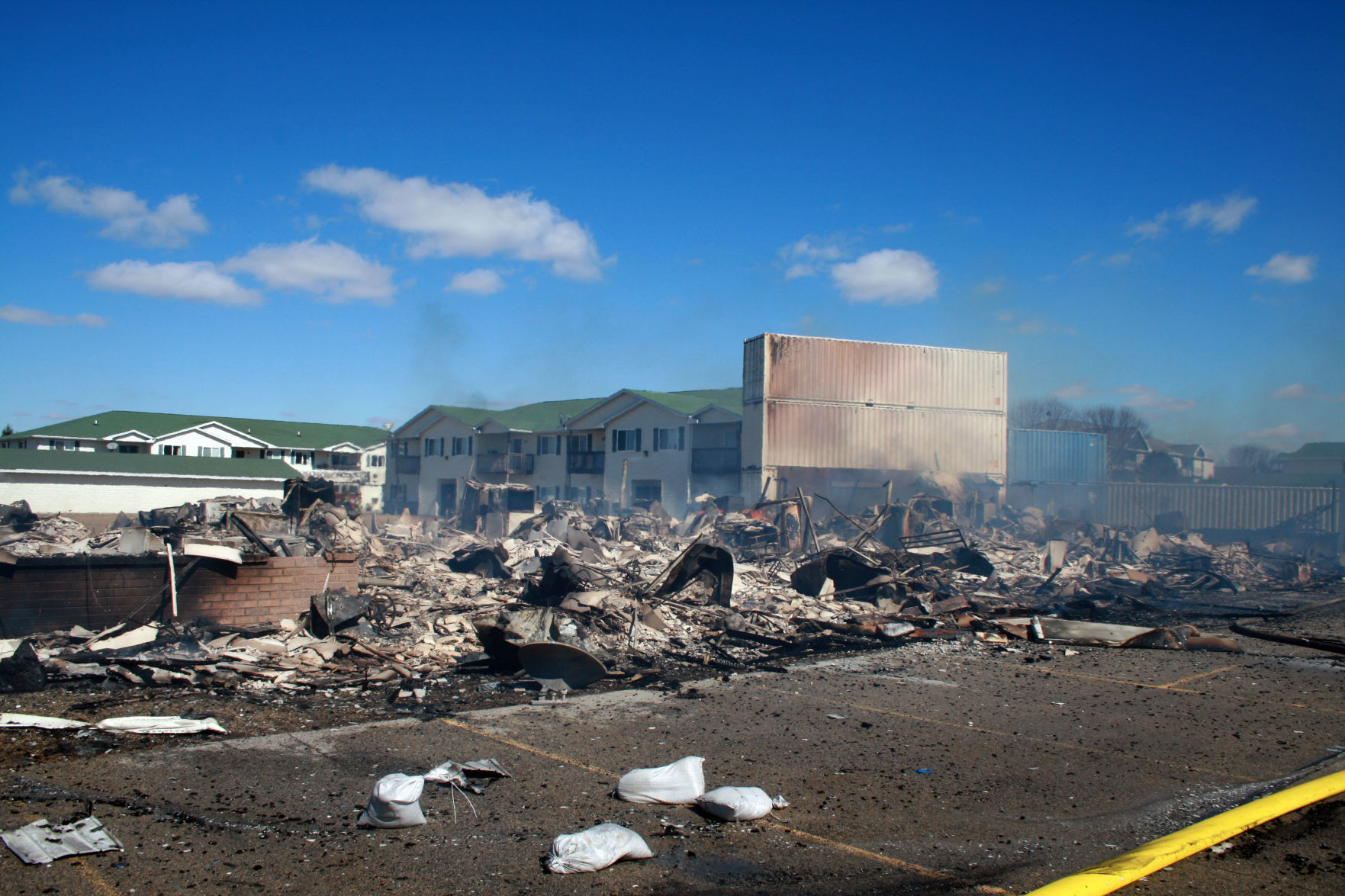 Investigation photos from 109 Knaup Drive explosion